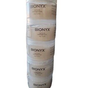 Bionyx Salt Scrub, Sea Salt & Mineral Oil - 12.34oz Jar 5 Pcs